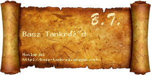 Basz Tankréd névjegykártya